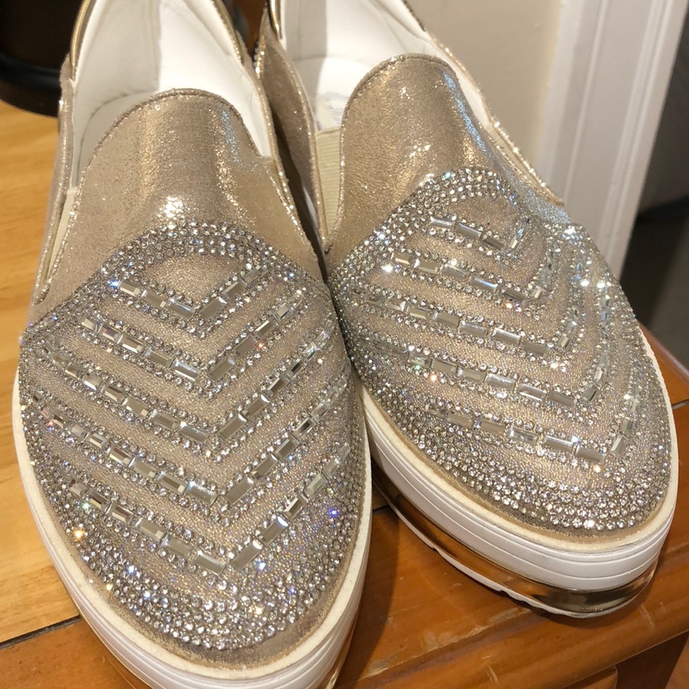 Super Sparkly loafers Size 9